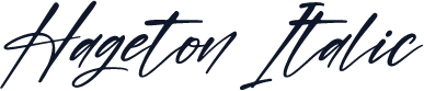 Hageton Italic