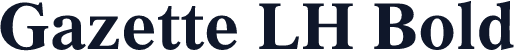 Gazette LH Bold