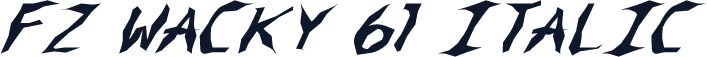 FZ WACKY 61 ITALIC