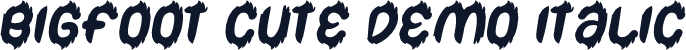 Bigfoot Cute Demo Italic