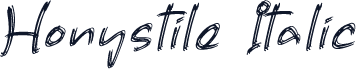 Honystile Italic