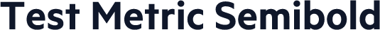 Test Metric Semibold