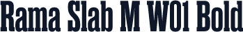 Rama Slab M W01 Bold
