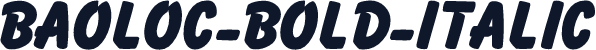 Baoloc-Bold-Italic