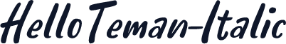 HelloTeman-Italic