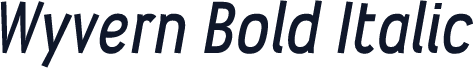 Wyvern Bold Italic
