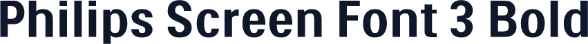 Philips Screen Font 3 Bold