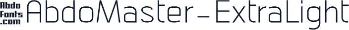 ☞AbdoMaster-ExtraLight