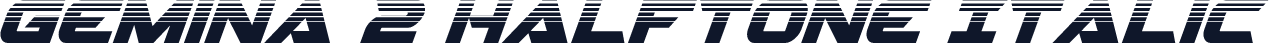 Gemina 2 Halftone Italic