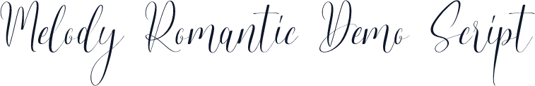 Melody Romantic Demo Script