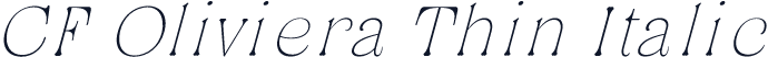 CF Oliviera Thin Italic