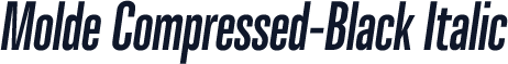 Molde Compressed-Black Italic