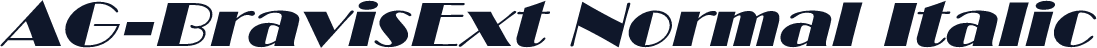 AG-BravisExt Normal Italic