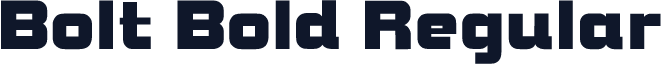 Bolt Bold Regular