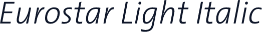 Eurostar Light Italic
