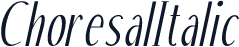 ChoresalItalic
