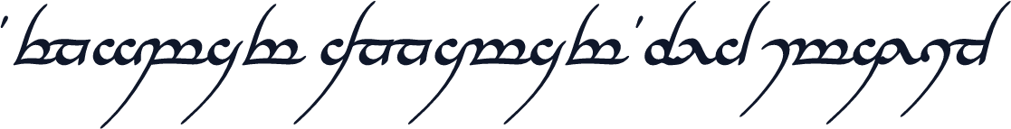 Tengwar Annatar Bold Italic
