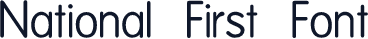 National First Font