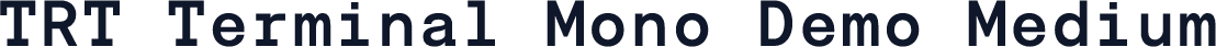 TRT Terminal Mono Demo Medium