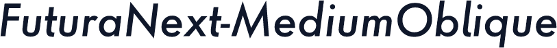 FuturaNext-MediumOblique