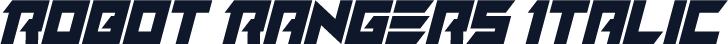 Robot Rangers Italic