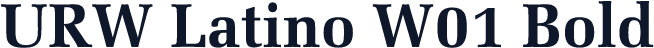 URW Latino W01 Bold