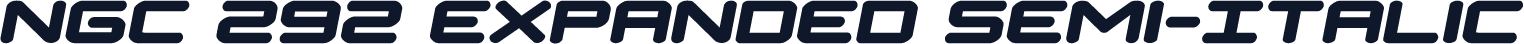 NGC 292 Expanded Semi-Italic