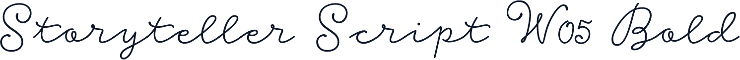 Storyteller Script W05 Bold
