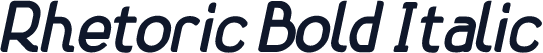 Rhetoric Bold Italic