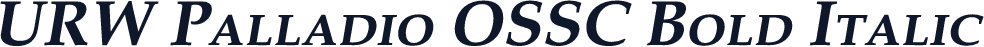 URW Palladio OSSC Bold Italic