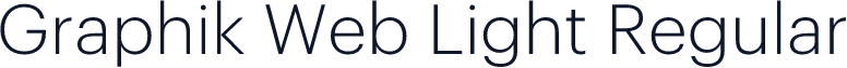 Graphik Web Light Regular