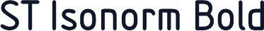 ST Isonorm Bold