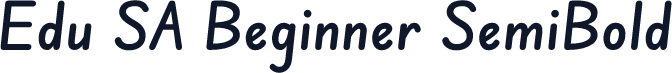 Edu SA Beginner SemiBold
