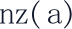 nz(a)