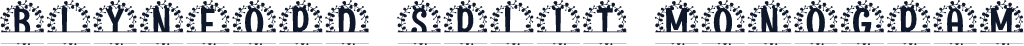 Blynford Split Monogram