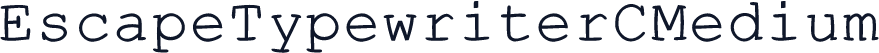 EscapeTypewriterCMedium