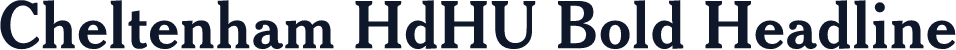 Cheltenham HdHU Bold Headline