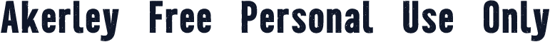 Akerley Free Personal Use Only