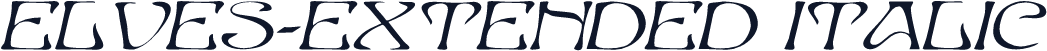 Elves-Extended Italic