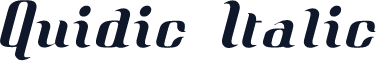 Quidic Italic