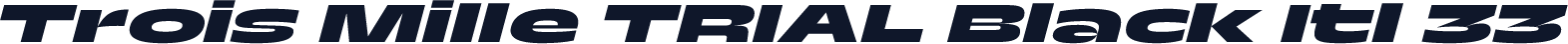 Trois Mille TRIAL Black Itl 33