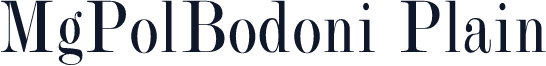 MgPolBodoni Plain