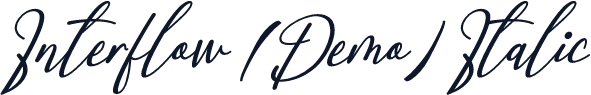 Interflow (Demo) Italic