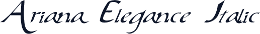 Ariana Elegance Italic