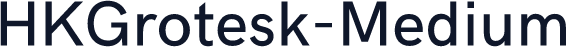 HKGrotesk-Medium