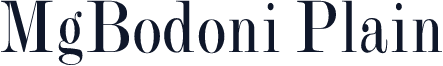 MgBodoni Plain