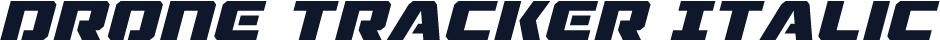 Drone Tracker Italic