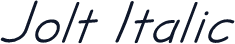 Jolt Italic