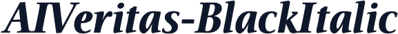 AIVeritas-BlackItalic