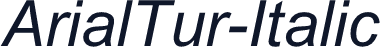 ArialTur-Italic